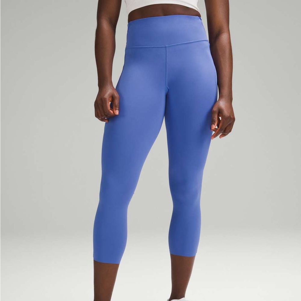 Lululemon Fast and Free HR Crop 23" legging in Wild Indigo